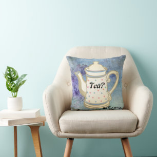 Tea? #FROMily from Fandom Liu Diner Design Kissen