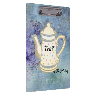 Tea? #FROMily from Fandom Liu Diner Design Klemmbrett