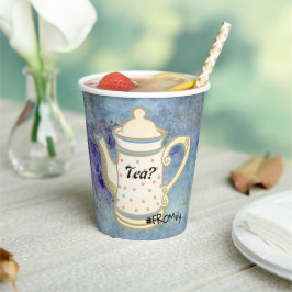 Tea? #FROMily from Fandom Liu Diner Design Pappbecher