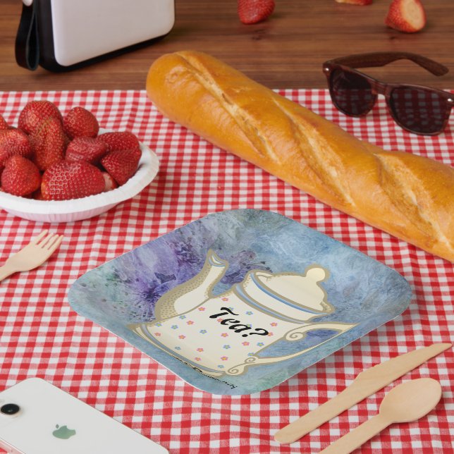 Tea? #FROMily from Fandom Liu Diner Design Pappteller (Picknick)