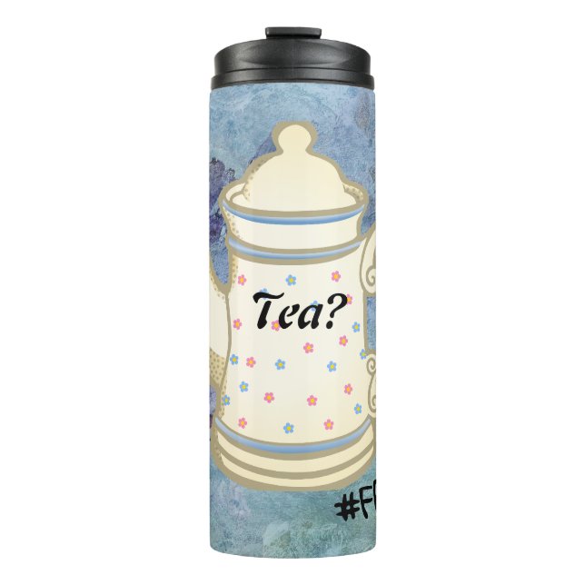 Tea? #FROMily from Fandom Liu Diner Design Thermosbecher (Vorderseite)