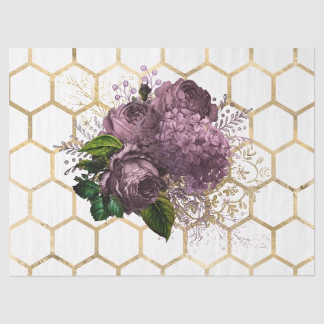 Tea Garden Bee Series Design 31 Seidenpapier (Vorderseite)