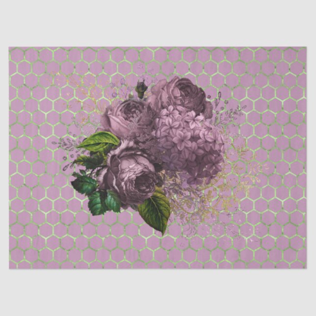 Tea Garden Bee Series Design 37 Seidenpapier (Vorderseite)