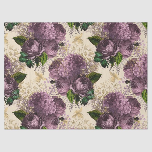 Tea Garden Bee Series Design 44 Seidenpapier (Vorderseite)