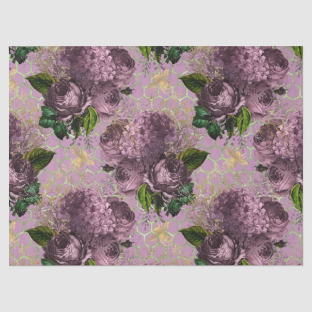 Tea Garden Bee Series Design 47 Seidenpapier (Vorderseite)