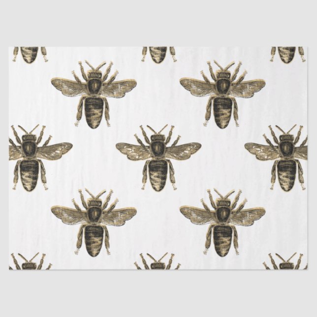 Tea Garden Bee Series Design 53 Seidenpapier (Vorderseite)