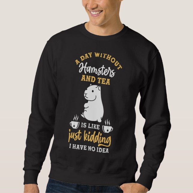 Tea Hamster Sweatshirt (Vorderseite)