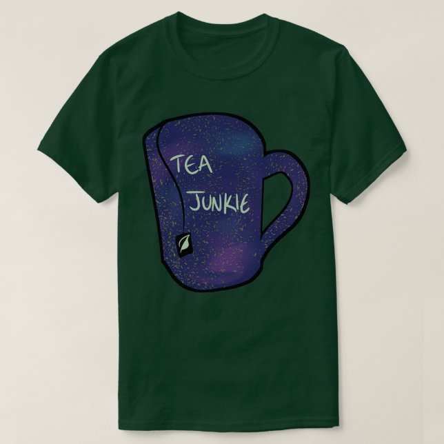 Tea Junkie 1 T-Shirt (Design vorne)