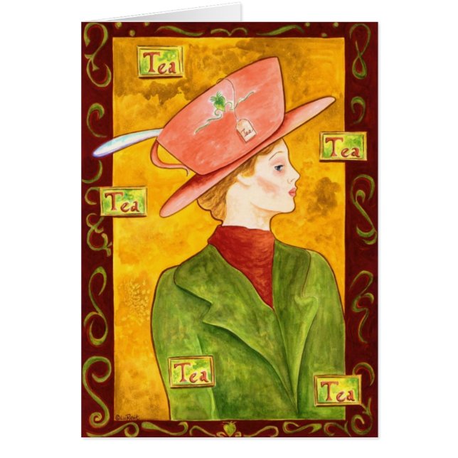 Tea Lady sur carte Green Note (Devant)