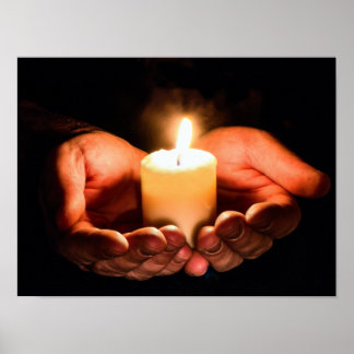 Tea Light Holiday Poster