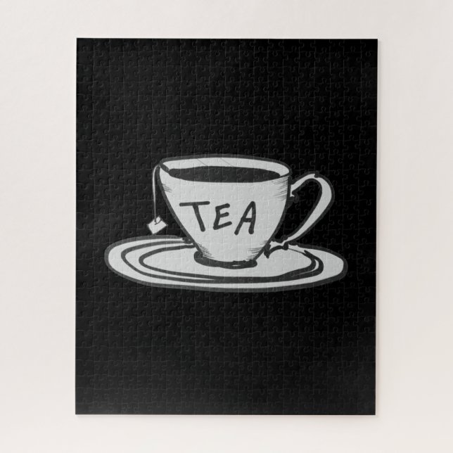 Tea Lover Zeichnend Minimalistisch (Vertikal)