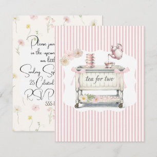 Tea Party Baby Shower Digitaler Download Einladung