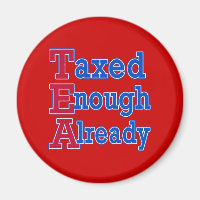 TEA-PARTY besteuert genug bereits T-Shirts