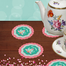 Tea Party Birthday Untersetzer