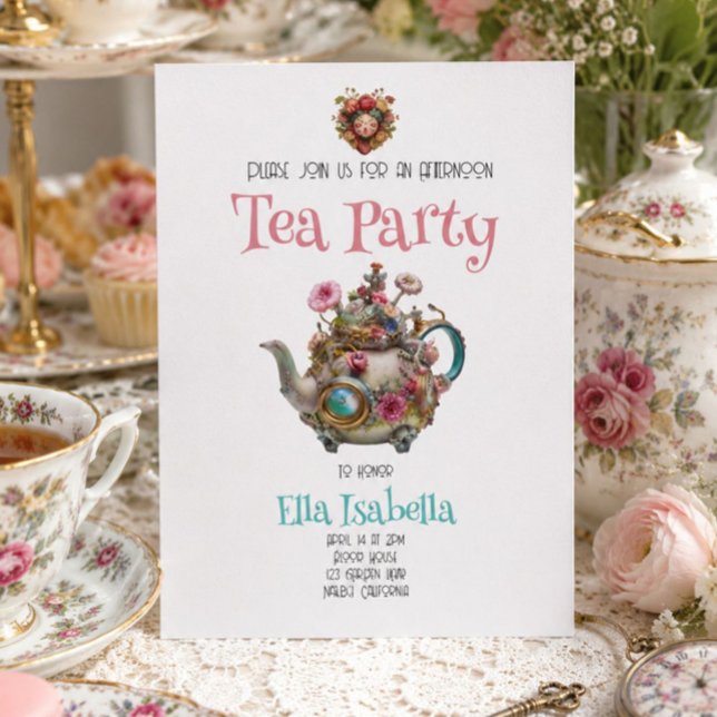 Tea-Party Einladung (Von Creator hochgeladen)