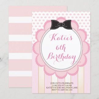 Tea Party Geburtstagseinladungen Einladung