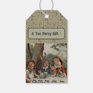 Tea Party MadHatter Card Anzug Geschenkanhänger