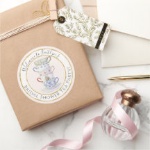 Tea Party Moderne Erbschaft Wasserfarbe Brautparty