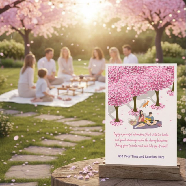 Tea Party oder Book Club Ansammlung Einladung (Von Creator hochgeladen)