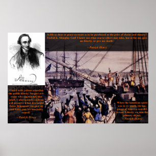 Tea Party - Patrick Henry Poster