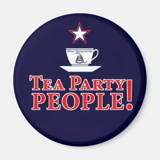 Tea Party People! Magnet (Vorne)