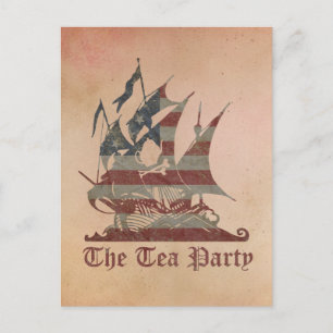 Tea Party Postkarte