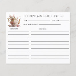 Tea-Party | Tee-Brautparty | Echtheitskarten