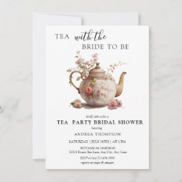 Tea-Party | Tee-Brautparty Einladung