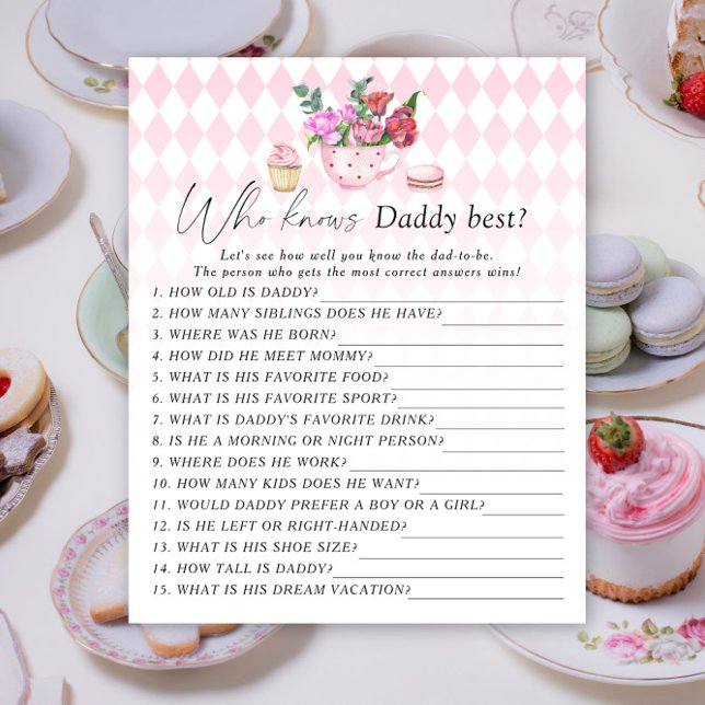 Tea Party - Wer kennt Daddy best game (Von Creator hochgeladen)