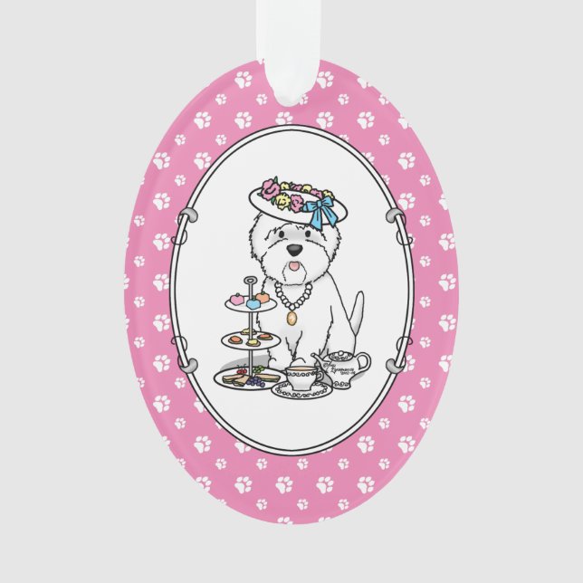 Tea Party Westie Dog West Highland White Terrier (devant)