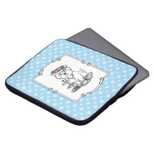 Tea Party Westie - West Highland White Terrier Laptopschutzhülle