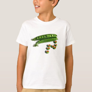 Tea Peas - Erbsen in einem Pod mit Teeerbsen-Cups T-Shirt