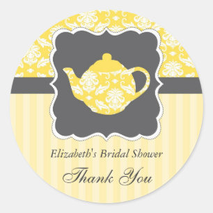Tea Pot Favor Siegel Sticker