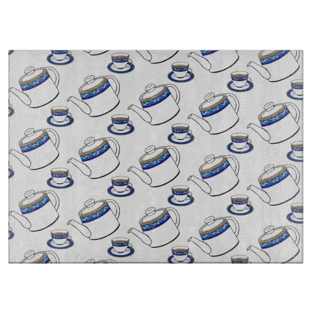 Tea Pots Schneidebrett (Vorderseite)