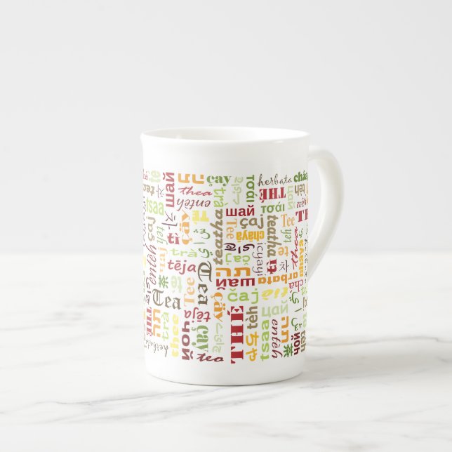 Tea Prozellantasse (Vorderseite Rechts)