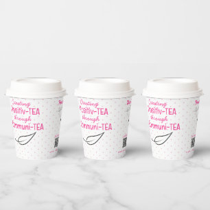 Tea Quotes Papier Kaffee Tee Papiertücher Pappbecher