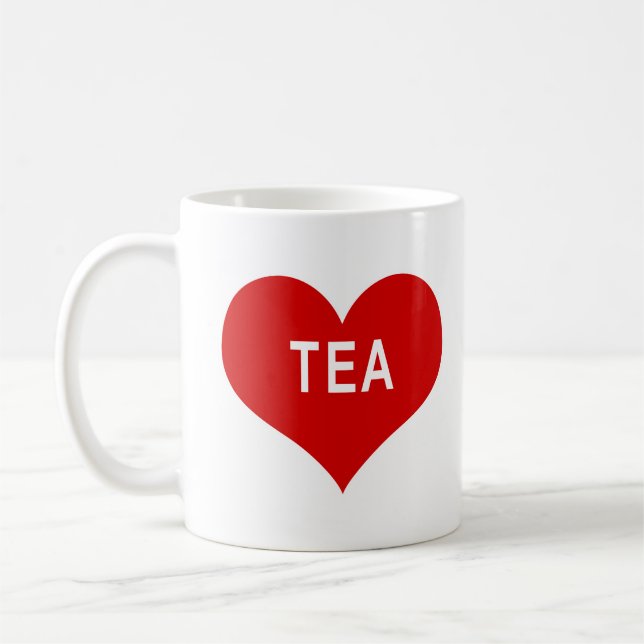 TEA Red Liebe Heart Kaffeetasse (Links)