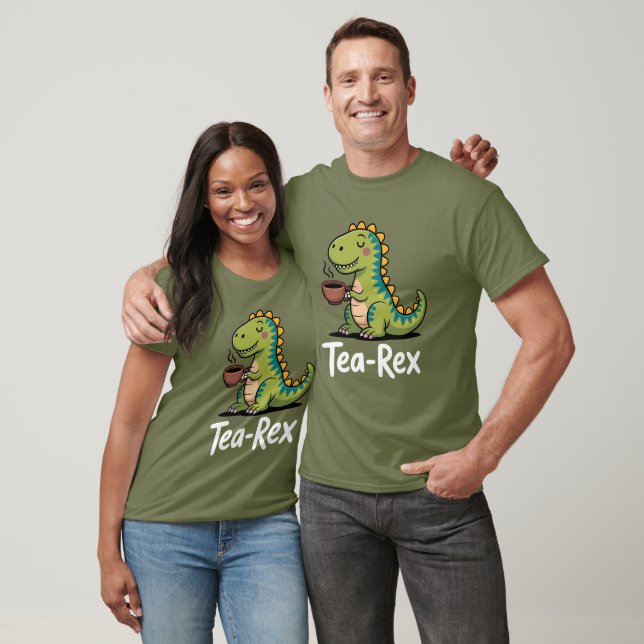 Tea-Rex Dinosaur Drinking Tee Spaß (Unisex)