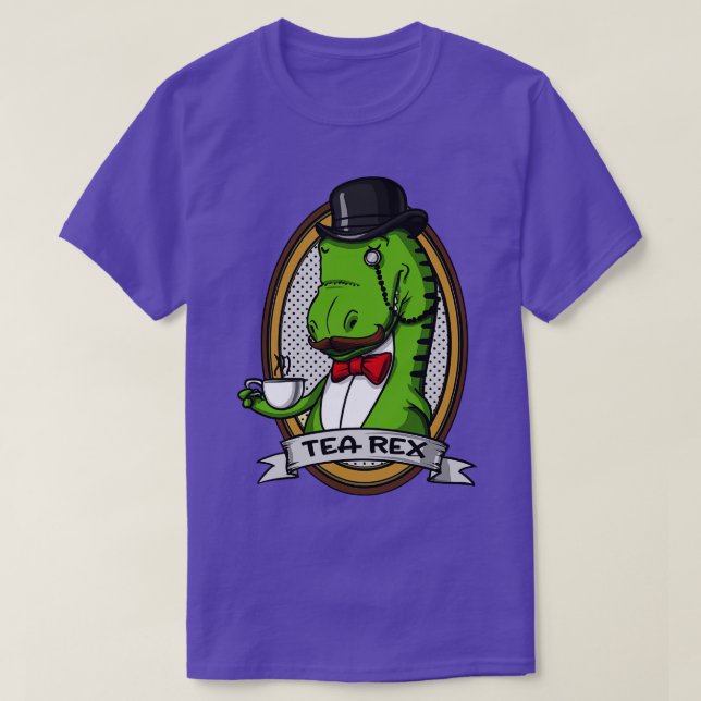 Tea Rex Dinosaur T-Shirt (Design vorne)