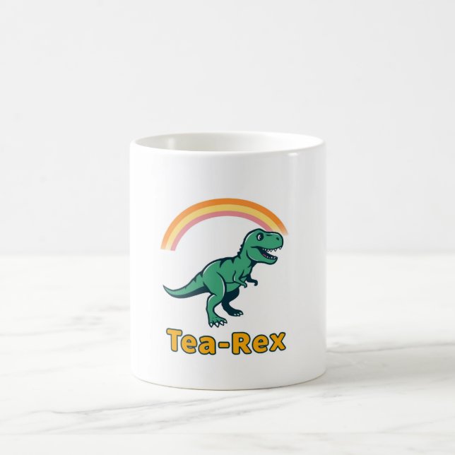 Tea-Rex Funny Tyrannosaurus Kaffeetasse (Mittel)