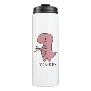 Tea-Rex, Niedlicher Dinosaurier, Funny-T-rex Thermosbecher
