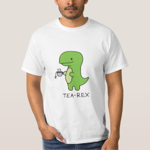 Tea-Rex, Süßer Dinosaurier, Lustiger Dino-Liebhabe T-Shirt