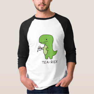 Tea-Rex, Süßer Dinosaurier, Lustiger Dino-Teeliebh T-Shirt