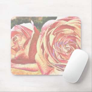 Tea Rose aus dem Garten Mousepad