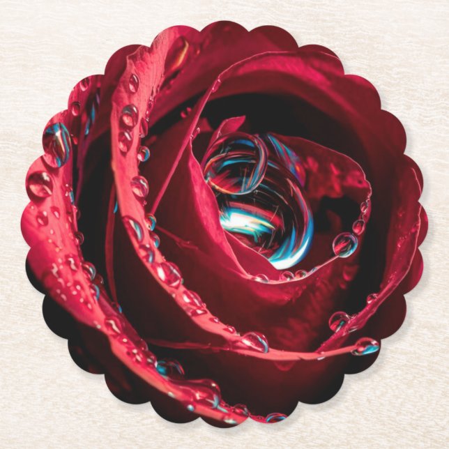 Tea-Rose Untersetzer (Vorderseite)