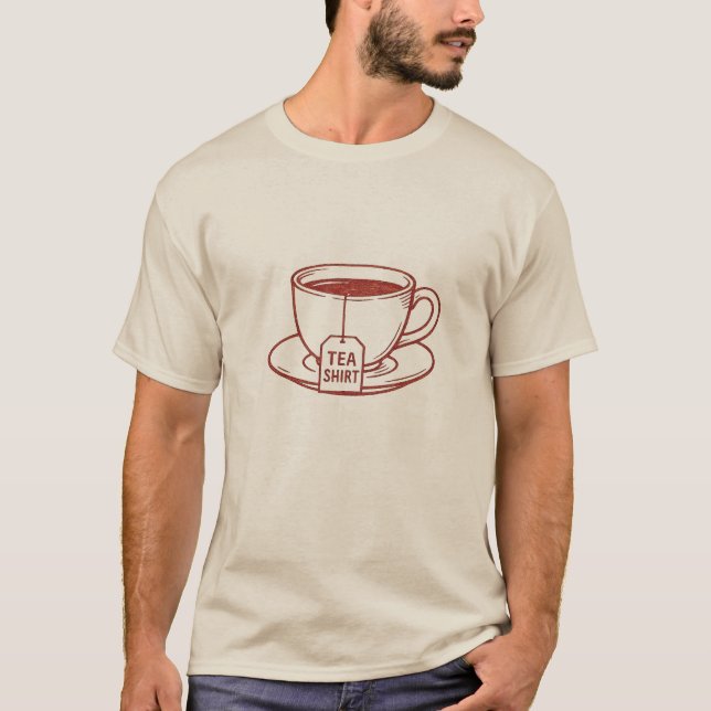 Tea Shirt - T - Shirt für alle Teeliebhaber (Vorderseite)