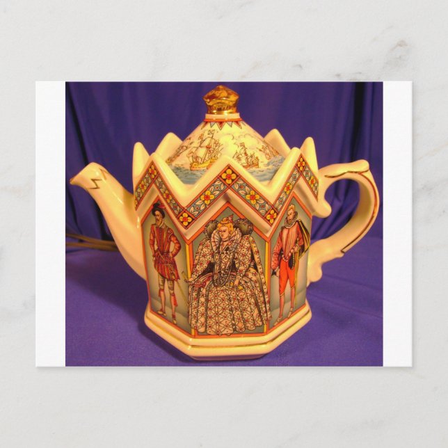 Tea-Shirts Postkarte (Vorderseite)