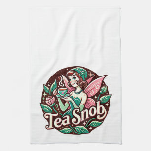 Tea Snob Fairy Geschirrtuch