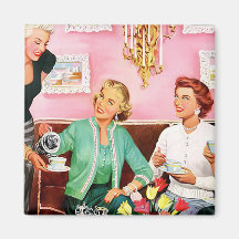 Tea Square Magnet