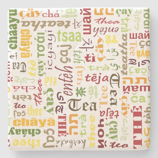 Tea Steinuntersetzer (Vorderseite)